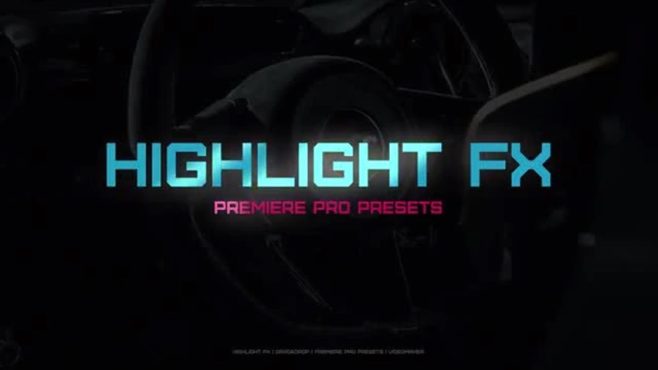 پریست پریمیر نوری Highlight fx