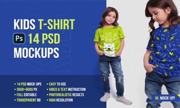 موکاپ Kids T-Shirt