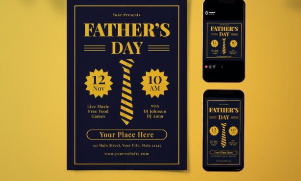 دانلود فایل لایه باز Father’s Day