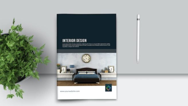 دانلود فایل لایه باز Interior decoration Magazine