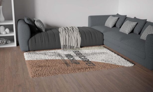 موکاپ Rectangle Rug