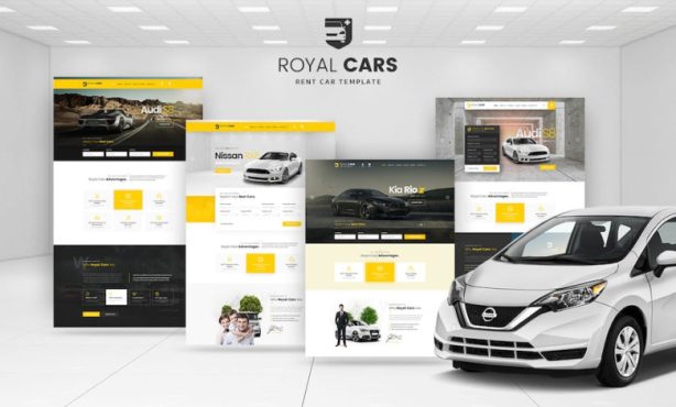 دانلود قالب وب‌سایت Royal Cars