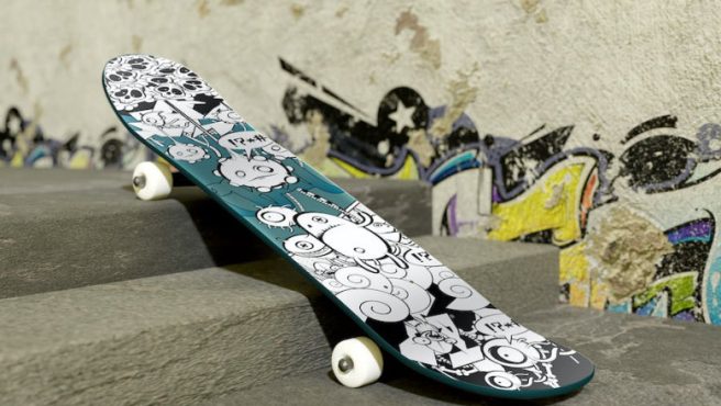 موکاپ Skate Board