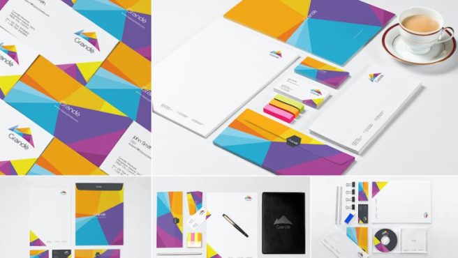 موکاپ Stationery Branding