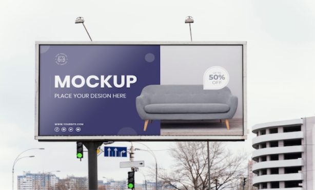 موکاپ Street Billboard